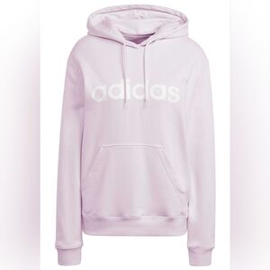 Adidas Pastel Purple Hoodie with White Logo